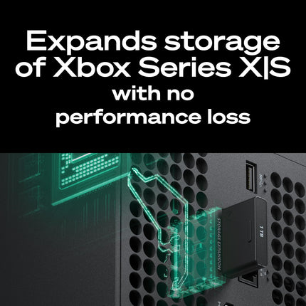 Seagate Storage Expansion Card for Xbox Series X|S 1TB, SSD, Plug and Play NVMe Expansion SSD Xbox Series X|S, Officially Licensed, Data Rescue Services (STJR1000400)