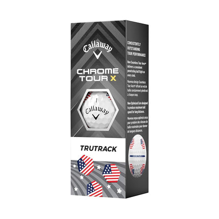 Callaway Golf Chrome Tour X Golf Ball 2024 - USA TruTrack