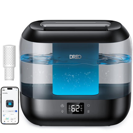 DREO Smart Humidifiers for Bedroom, Top Fill 4L Su