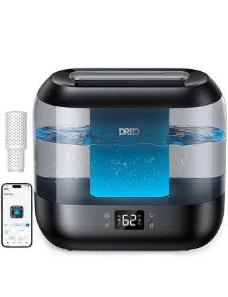 DREO Smart Humidifiers for Bedroom, Top Fill 4L Su