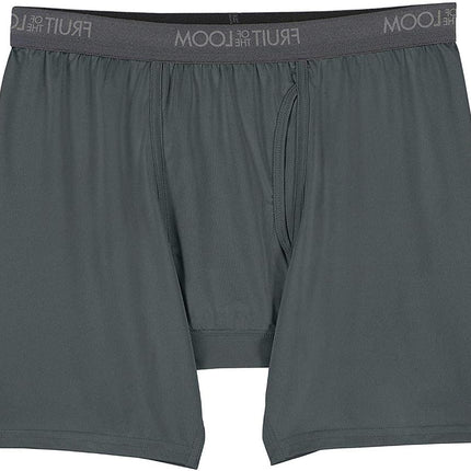 Fruit of the Loom Men's Micro-stretch Boxer Briefs, Regular Leg - Micro Stretch 5 Pack Assorted Colors, XL UK