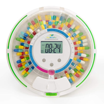 EziMedPil Automatic Pill Dispenser w/Audio & Visua