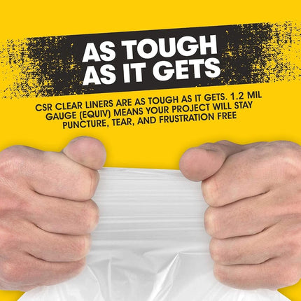 Aluf Plastics 20-30 Gallon Clear Trash Bags - (Huge 1000 Pack) - 30" x 36" - 1.2 MIL (Equivalent) - Heavy Duty Industrial Liners Clear Garbage Bags for Recycling, Contractors, Storage, Outdoor
