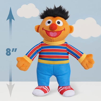 Amigos de Barrio Sésamo: Juego de 2 peluches sostenibles de Bert y Ernie de 20 cm, juguetes para niños con licencia oficial a partir de 18 meses, regalos y obsequios de Just Play.