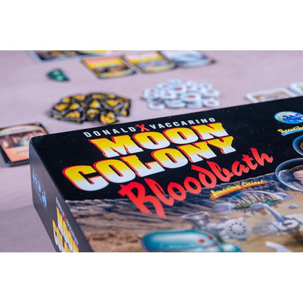 Rio Grande Games: Moon Colony Bloodbath - Strategy Card Game, Space Survival, Engine Building-Engine Losing Tableau Game, Ages 14+, 1-5 Players