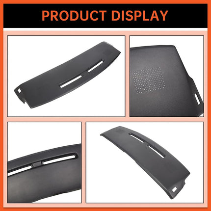 ECOTRIC Dashboard Cover Cap Compatible with 1984-1992 Chevy Camaro Replacement Shell Bezel Dash Pad Overlay Cover