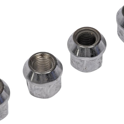 Dorman 711-306 Wheel Nut Bulge M12-1.50 for Select Models - Chrome, 4 Pack