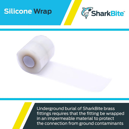 SHARKBITE/CASH ACME SB-25406 25406A SharkBite Silicone Wrap 10'x2 x.02, 10 Feet