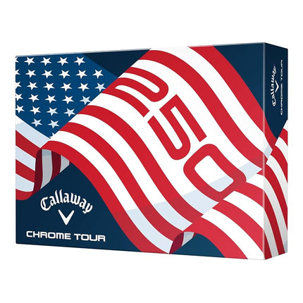 Callaway Golf Chrome Tour 2026 Golf Balls(USA Stri