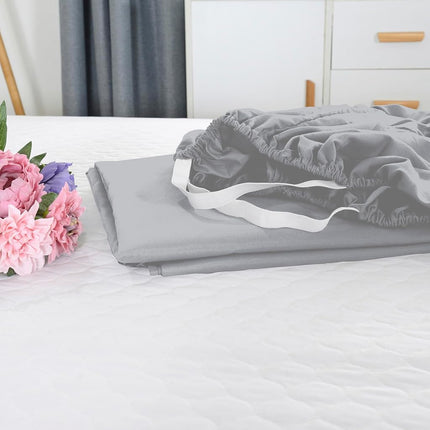 Elegant Comfort Premium Hotel Quality Extra Deep Pocket 18" - 21" Single Fitted Sheet for High Mattress, Luxury & Softest 1500 Thread Count Egyptian Quality Smart Pocket, California King, Silver