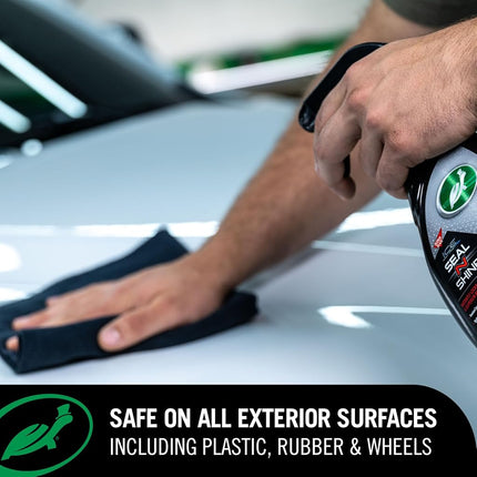 Turtle Wax 50984 ICE Seal N Shine Hybrid Sealant Spray Wax and Coating, Insane Water Beading with Paint Protection, Carnauba Infused for Ultimate High Gloss Finish, 16 oz (Pack of 6)