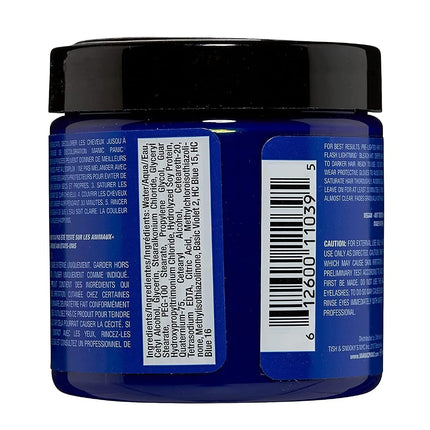 MANIC PANIC Classic Rockabilly Blue Semi Permanent Hair Color - True Neutral Blue Hair Dye for Women & Men That Lasts 4-6 Weeks - Vegan, Ammonia & Cruelty-Free - Create & Mix Custom Shades (4oz / 2pk)