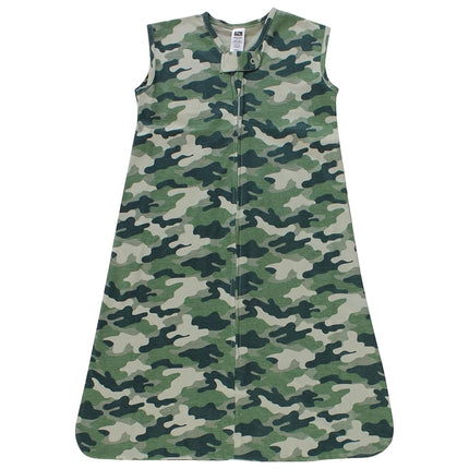 Hudson Baby Unisex Baby Cotton Sleeveless Wearable Sleeping Bag, Sack, Blanket, Camo, 18-24 Months