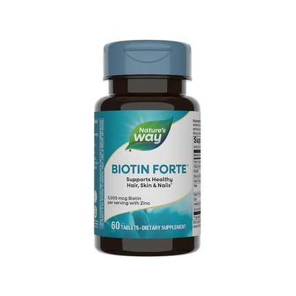Enzymatic Therapy Biotin Forte Tablets with Zinc, 