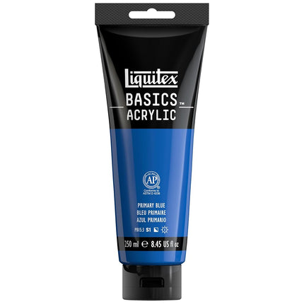 Liquitex BASICS Acrylic Paint, 8.45-oz tube, Primary Blue