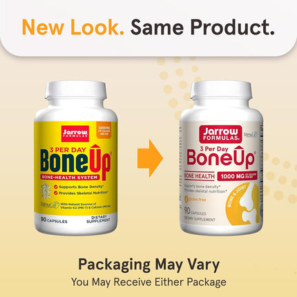Jarrow Formulas Bone-Up Three Per Day, Promotes Bone Density, 90 Caps