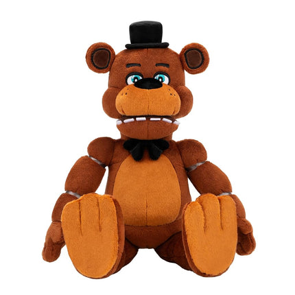 Five Nights at Freddy's 14" Poseable Sound Freddy Fazbear Plush - 5 Sounds, 1 Song Clip, and Glow-in-The-Dark Eyes - Ages 8+