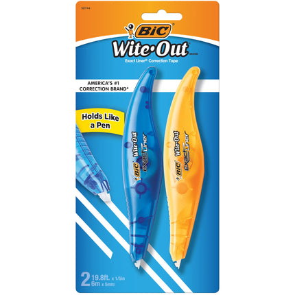BIC Wite-Out Brand Exact Liner Correction Tape, Wh