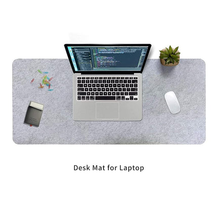Non-Slip Extra Large Felt Desk Mat, 40''x16''(100X40cm) Full Felt Mouse Pad, Desk Mat for Desktop,Computer Mat for Desk…
