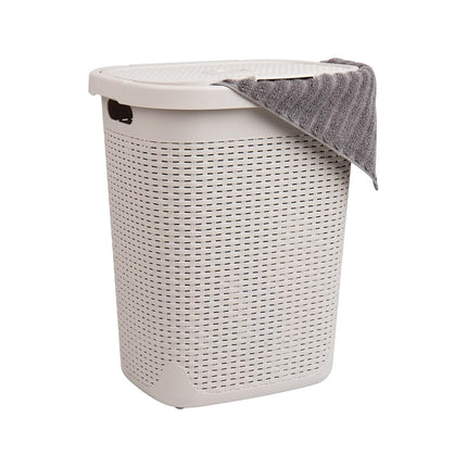 Mind Reader Lid, Wicker Design, Plastic, 17.65" L 