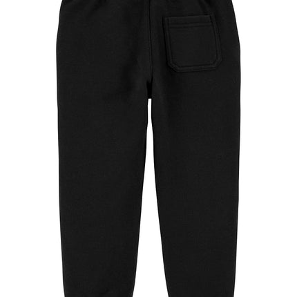 OshKosh B'Gosh Pantalones deportivos clásicos para niño, negros, 12 meses