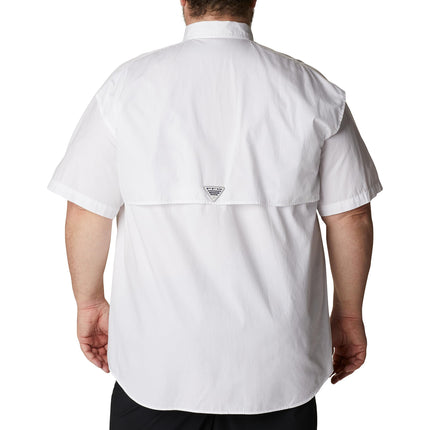 Columbia Men's Bonehead Short Sleeve Shirt, White, XS