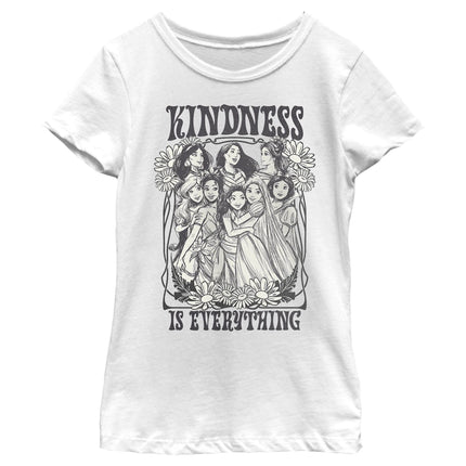 Disney Princesses Fancy Retro Girls Short Sleeve T