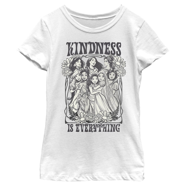 Disney Princesses Fancy Retro Girls Short Sleeve T