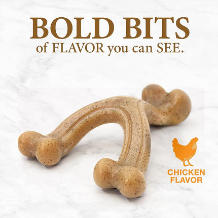 Nylabone Gourmet Style Strong Chew Wishbone Dog Toy Chicken Small/Regular (1 Count)