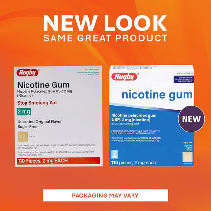 NICOTINE GUM 2 MG KIT ***RUG Size: 110