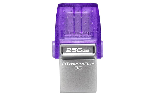 Kingston DataTraveler microDuo 3C USB Flash Drive 256GB USB Gen 3 Type-C and Type-A - DTDUO3CG3/256GB