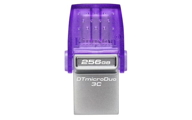 Kingston DataTraveler microDuo 3C USB Flash Drive 256GB USB Gen 3 Type-C and Type-A - DTDUO3CG3/256GB