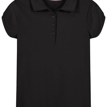 Nautica girlsSchool Uniform Short Sleeve Pique Pol