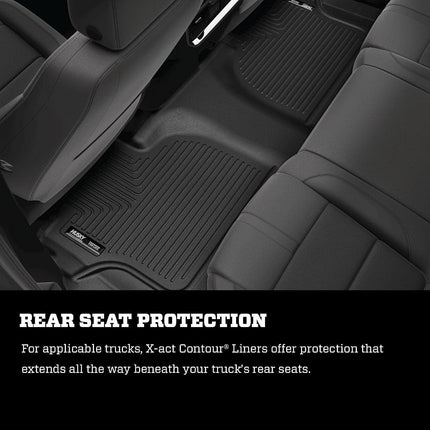 Husky Liners Fits 2014-18 Chevrolet Silverado/GMC Sierra 1500 Double Cab,2019 Chevrolet Silverado 1500 LD/GMC Sierra 1500 Limited Double Cab,2015-19 Silverado/Sierra 2500/3500