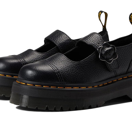 Dr. Martens Addina Flower, Black Milled Nappa, 6