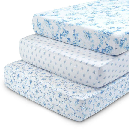 Delta Children Fitted Crib Sheets for Girls and Bo