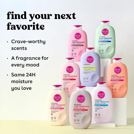 eos vanilla cashmere body lotion shea better 24hr moisture - 16 oz/473 ml