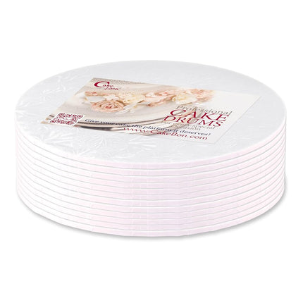 Cakebon Cake Boards - Sturdy 1/8 Thick Drums - 8 I