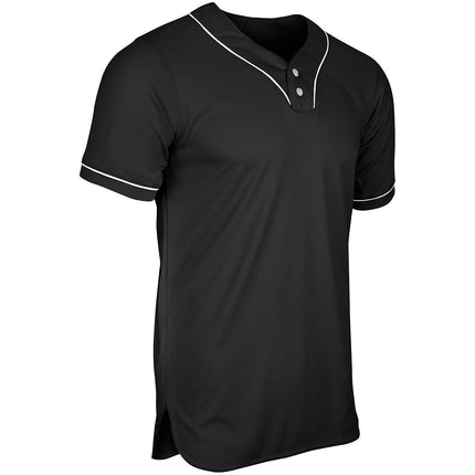 Camiseta de béisbol con botones y ribete Heater de CHAMPRO
