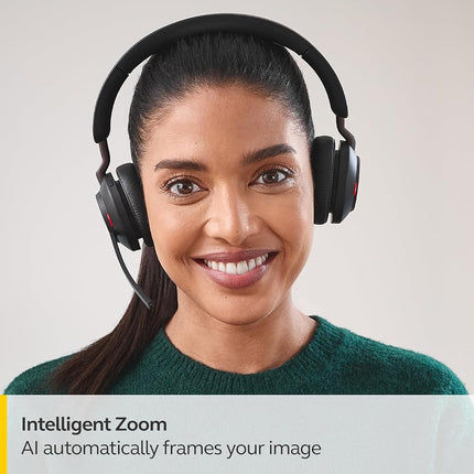 Jabra PanaCast 20 4K Video Conferencing Camera - Flexible Plug and Play Personal Video Solution Webcam with AI-Powered Ultra-HD, Intelligent Zoom and Lighting Optimization