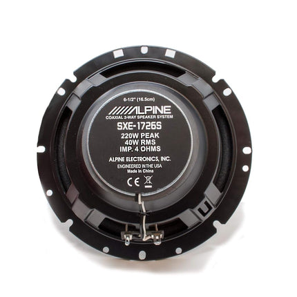 Alpine SXE-1726S Altavoces coaxiales de 2 vías de 6 1/2" (Par)