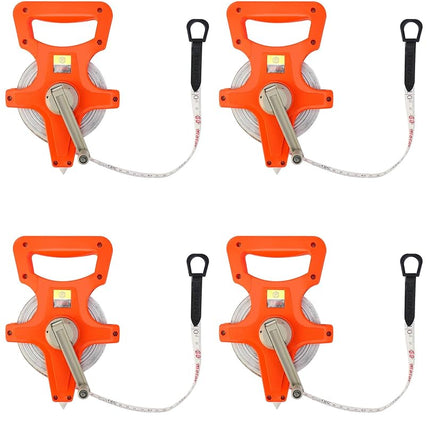 QWORK Open Reel Dual Sided Fiberglass Tape Measure