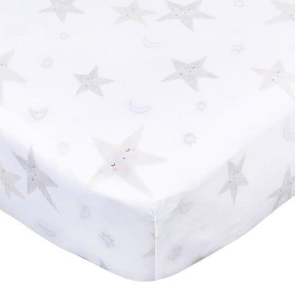 Gerber Baby Unisex 2-Pack Knit Crib Sheet, Celestial, One Size