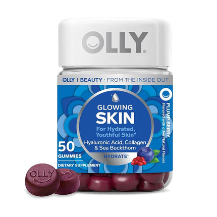 OLLY Glowing Skin Gummy, 25 Day Supply (50 Gummies