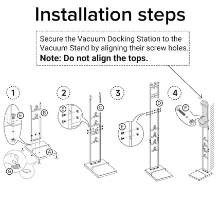 IZSOHHOME Vacuum Stand for Dyson,Handheld V6 V7 V8 V10 DC30 DC31 DC34 DC35 DC58 DC59 DC62 Cordless Vacuum Cleaners,Stable Metal Storage Bracket Holder(Black)