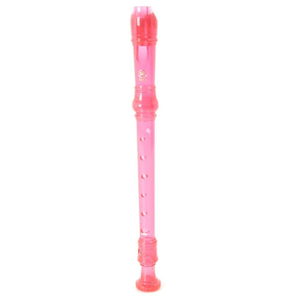 YAMAHA YRS-20BP Recorder - Soprano Recorder, Baroque fingering, Translucent Pink, Standard