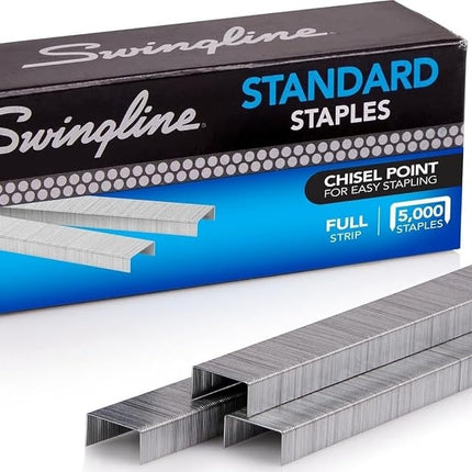 Swingline SF1 Standard Staples (5,000 per Box)