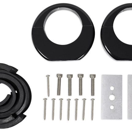 Par de carcasas de altavoz tipo torre Rockville MAC65B de aluminio de 6.5" para wakeboard, color negro