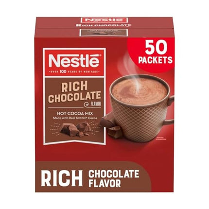 Préparation pour chocolat chaud, chocolat riche, 20 g, 50/BX