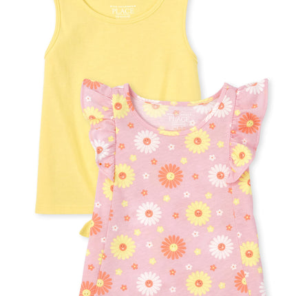 The Children's Place Baby Toddler Girls Tie Front 